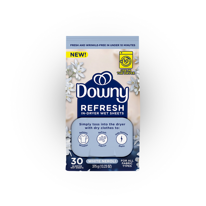 Downy Refresh In-Dryer Wet Sheet - White Neroli